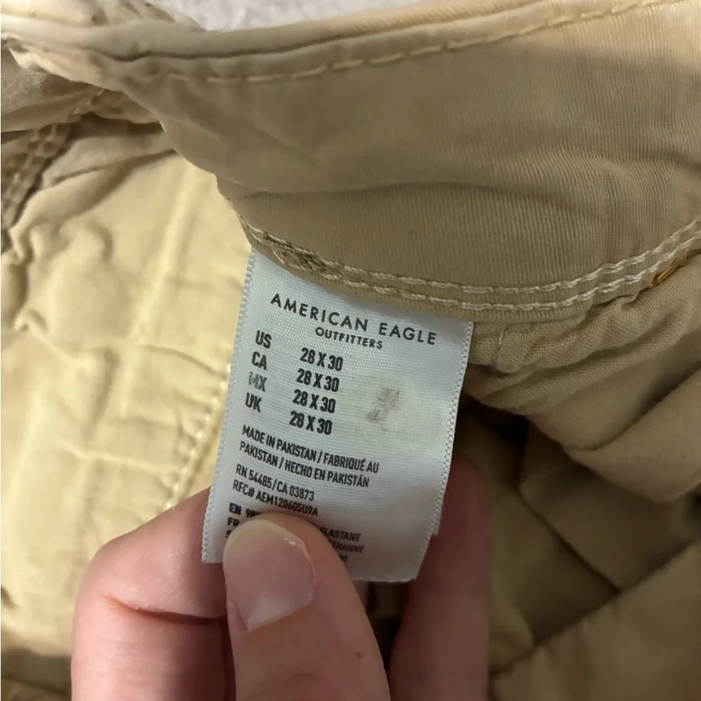 American Eagle Outfitters Tan Slim Chinos Pants Mens 28X30